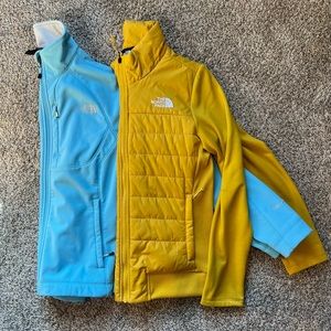 The North Face Women’s Full Zip Jackets (2) Medium